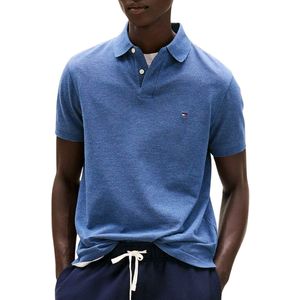 Tommy Hilfiger - 1985 Regular Polo - Poloshirt - Blauw - Organisch Katoen