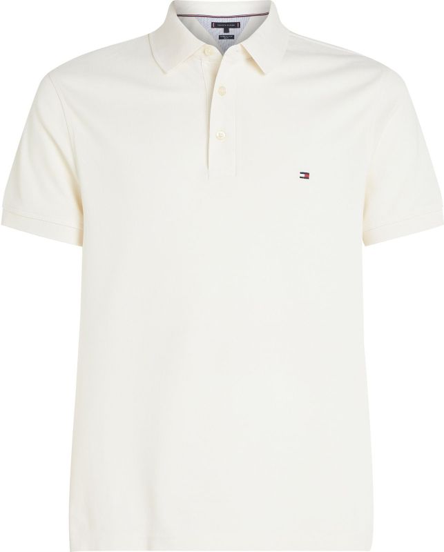 Tommy Hilfiger Heren 1985 Slim Polo MW0MW17771 S/S Polo, Geel, XS, Geel (ivoorbloemblaadje), XS
