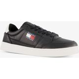 Tommy Hilfiger - Lage Sneakers - Zwart - Polyester