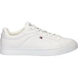 TOMMY HILFIGER - Flag Ess - Tennisschoen - Wit - Leer