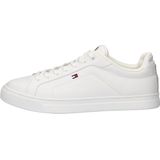 TOMMY HILFIGER - Flag Ess - Tennisschoen - Wit - Leer