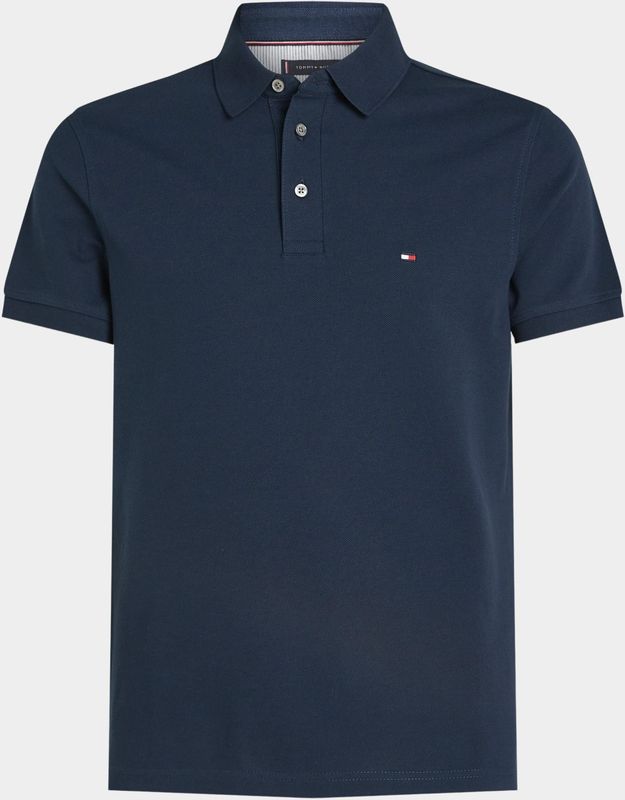 Tommy Hilfiger - 1985 Slim Polo - Donkerblauw - Heren Poloshirt