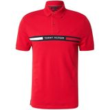 Tommy Hilfiger - Hilfiger Chest Insert Reg Polo - Poloshirt - Rood