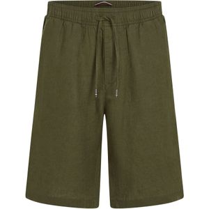 Chino - HARLEM - Effen - Linnen - Regular Fit - Knielengte