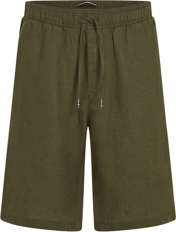 Chino - HARLEM - Effen - Linnen - Regular Fit - Knielengte