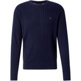 Tommy Hilfiger Trui Met Visgraatstructuur - Fashion Wear - Volwassen