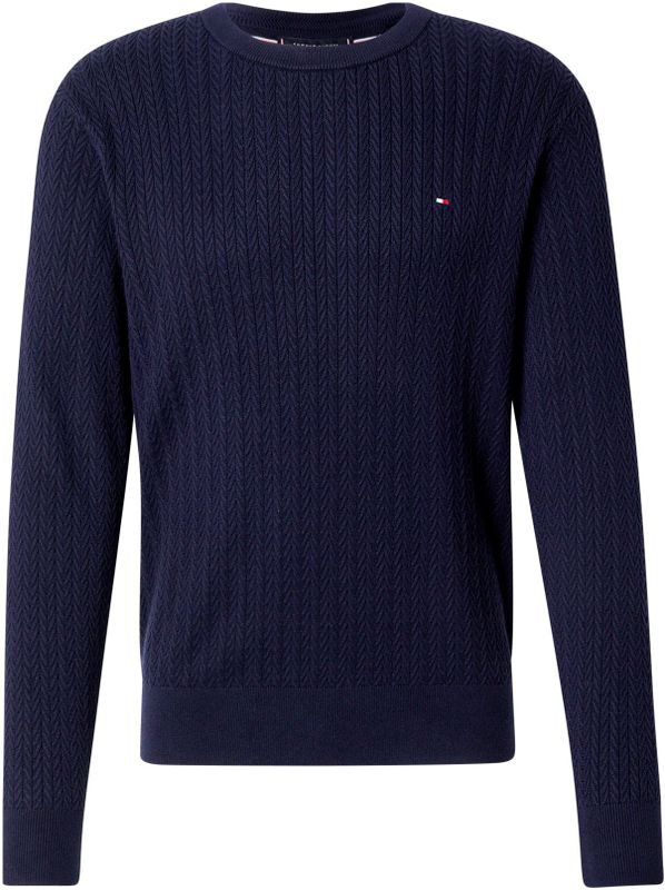 Tommy Hilfiger Trui Met Visgraatstructuur - Fashion Wear - Volwassen