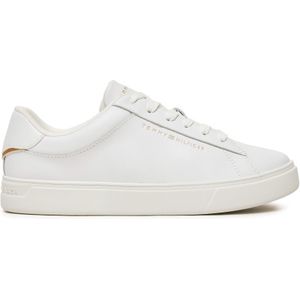 Tommy Hilfiger Plateausneaker »ESSENTIAL COURT SNEAKER«, Freizeitschuh, Halbschuh, Schnürschuh mit Logoschriftzug