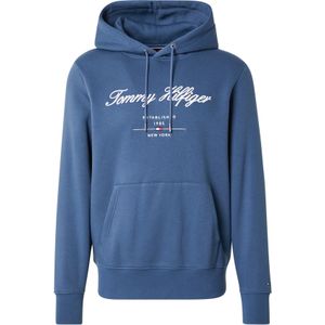 TOMMY HILFIGER Sweatshirt  blauw / wit