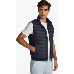 Tommy Hilfiger Mix Media vest Mw0mw38982 andere sweatshirts voor heren, Blauw (Desert Sky)