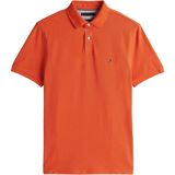 T-shirt - Effen - Katoen - Geribbelde Kraag