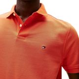 T-shirt - Effen - Katoen - Geribbelde Kraag