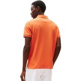 T-shirt - Effen - Katoen - Geribbelde Kraag