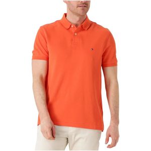 Tommy Hilfiger - Polo - Geel - Organisch Katoen - Korte Mouwen