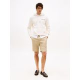 Tommy Hilfiger - Korte Broeken - Beige - Linnen - Trekkoord in Taille
