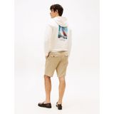 Tommy Hilfiger - Korte Broeken - Beige - Linnen - Trekkoord in Taille