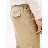 Tommy Hilfiger - Korte Broeken - Beige - Linnen - Trekkoord in Taille