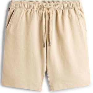 Tommy Hilfiger - Tapered Fit Short - Beige - Linnen - Normale Pasvorm