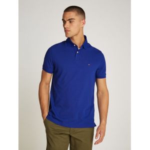 Tommy Hilfiger, Tops, Heren, Blauw, L, Blauw Polo Shirt Klassiek Ontwerp