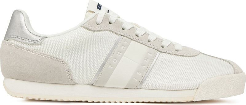 Sneakers - Gevoerd - Imitatieleer - Mesh - Ronde Neus - Logoprint