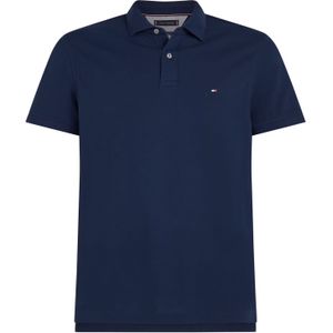 Tommy Hilfiger - 1985 Regular Polo - Poloshirt - Donkerblauw - Organisch Katoen