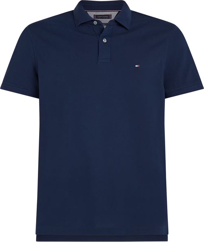 Tommy Hilfiger - 1985 Regular Polo - Poloshirt - Donkerblauw - Organisch Katoen