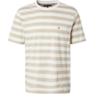 Tommy Hilfiger T-shirt Korte Mouw - Wit - Essential Solid Pocket