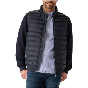 Tommy Hilfiger - Donkerblauw Heren Vest met Ritssluiting
