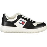 Tommy Jeans - TJW Retro Basket Sneaker - Zwart - Leer