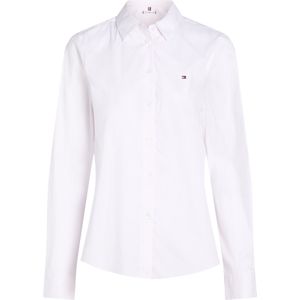 Tommy Hilfiger Dames ESS POPLIN Regular Shirt WW0WW44084 L/S shirt, roze, 36, Roze (Classic Ithaka Stp Licht Roze), 62
