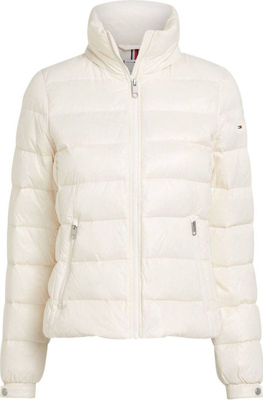 Tommy Hilfiger - Feminine Gloss Doudoune - Winterjack - Zwart - 100% Gerecycled Nylon