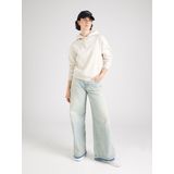 Tommy Hilfiger Dames MDRN REG CORP LOGO HOODIE WW0WW43598 Pullover Hoodie, Bruin, S, Bruin (havermoutmelk), S