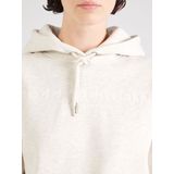 Tommy Hilfiger Dames MDRN REG CORP LOGO HOODIE WW0WW43598 Pullover Hoodie, Bruin, S, Bruin (havermoutmelk), S