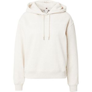 Tommy Hilfiger Dames MDRN REG CORP LOGO HOODIE WW0WW43598 Pullover Hoodie, Bruin, L, Bruin (havermoutmelk), L