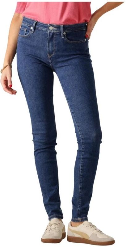 Tommy Hilfiger - Skinny Jeans - Blauw - Katoenmix