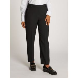 Tommy Hilfiger Webhose »PUNTO SLIM STRAIGHT PANT«, mit Bügelfalten, Metalllabel