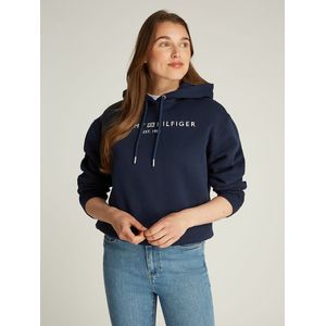 TOMMY HILFIGER - Hoodie - Marine - Katoen/Polyester