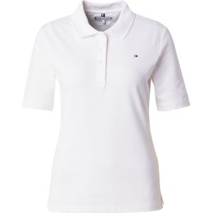 Tommy Hilfiger - S/S Polo - Wit - Dames