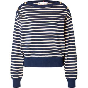 TOMMY HILFIGER - Gestreepte Sweater - Beige - Katoen