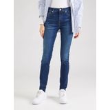 Jeans - Effen - Denim - Stevige Stof - Mid Waist - Skinny