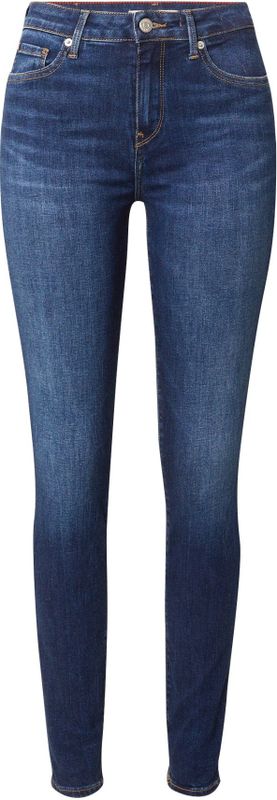 Jeans - Effen - Denim - Stevige Stof - Mid Waist - Skinny