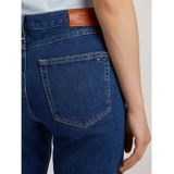 Tommy Hilfiger - Classic Straight Rw Ace Ww0ww43726 - Damesjeans - Donkerblauw - 70% Katoen, 30% Gerecycled Katoen