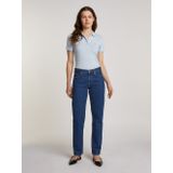 Tommy Hilfiger - Classic Straight Rw Ace Ww0ww43726 - Damesjeans - Donkerblauw - 70% Katoen, 30% Gerecycled Katoen