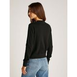 Tommy Jeans - Sweatshirt - Zwart - Regular Fit - Ronde Hals