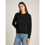 Tommy Jeans - Sweatshirt - Zwart - Regular Fit - Ronde Hals
