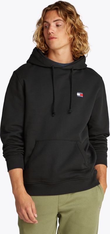 Tommy Jeans - Sweatshirt - Zwart - Katoen