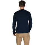 Tommy Hilfiger - Trui - Blauw - 50% Polyester - Wol - Ronde Hals