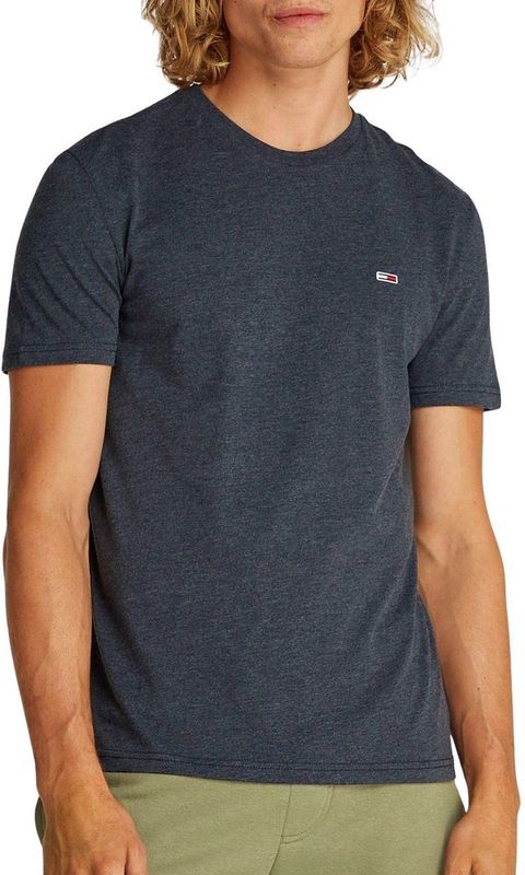 Tommy Jeans - T-shirt - Mêlee - Katoenmix - Gestikt Logo