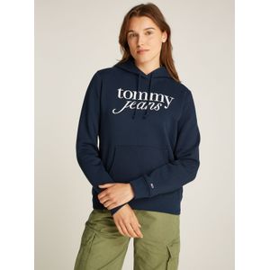 Tommy Jeans Curve Kapuzensweatshirt »TJW REG ESS LOGO HOODIE EXT«, in Großen Größen, Kapuze, Logo-Flag