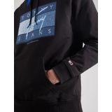 Tommy Hilfiger - Flag DNA Sweatshirt - Zwart - Katoen